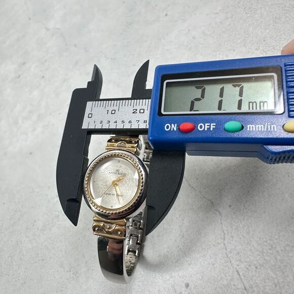 Anne Klein Watch Womens 22mm Filigree Dial Two Tone Quartz Elegant New Battery - Picture 15 of 16